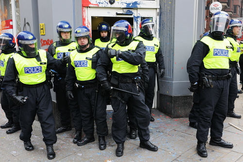 Police in Riot Gear